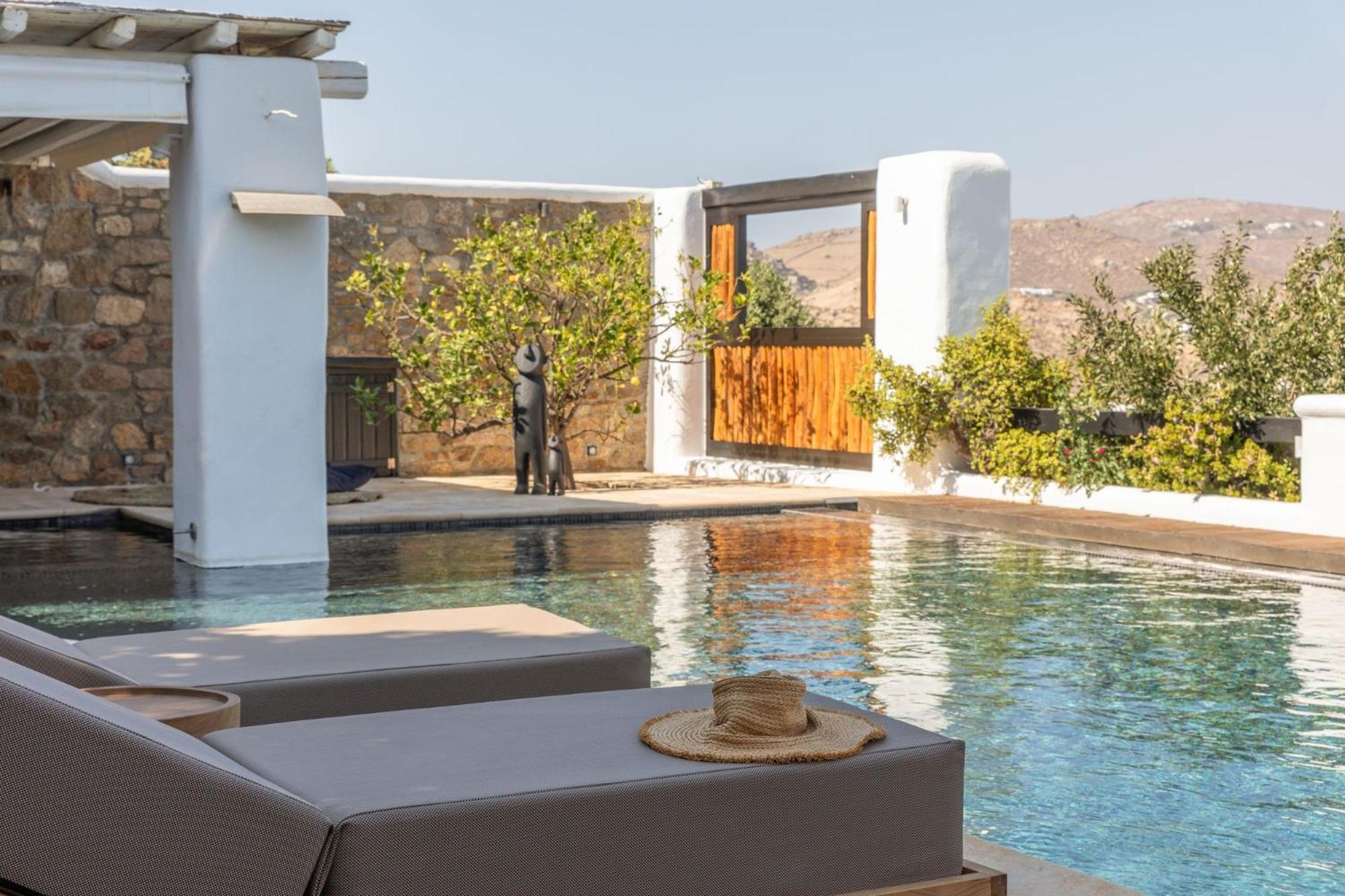 Myconian Platinum Senior & Deluxe Villas Kalafatis Exterior foto