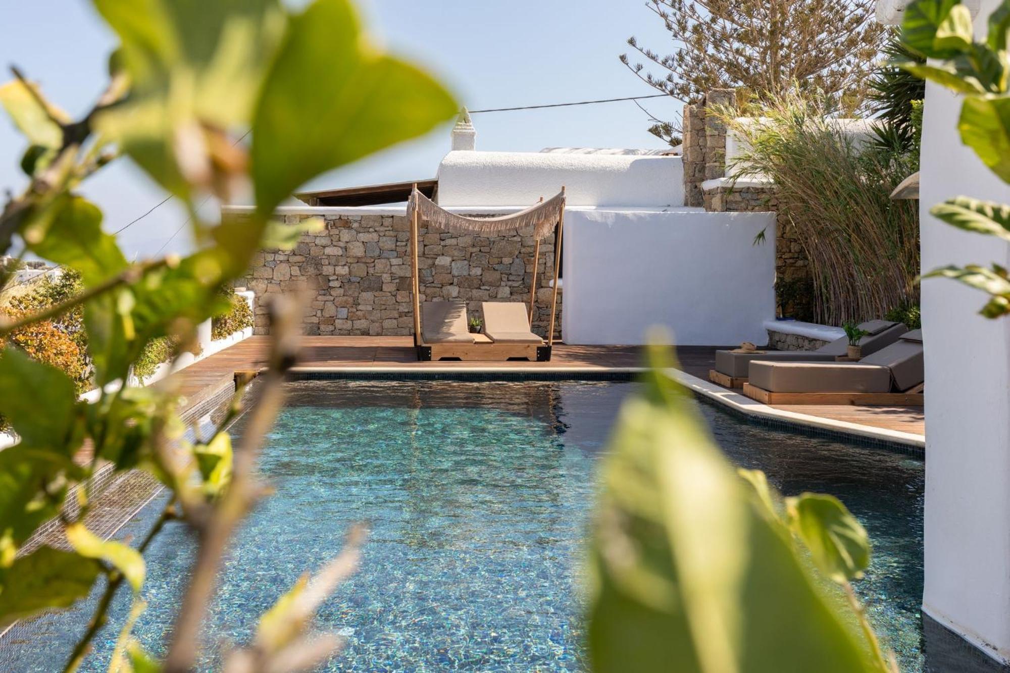 Myconian Platinum Senior & Deluxe Villas Kalafatis Exterior foto