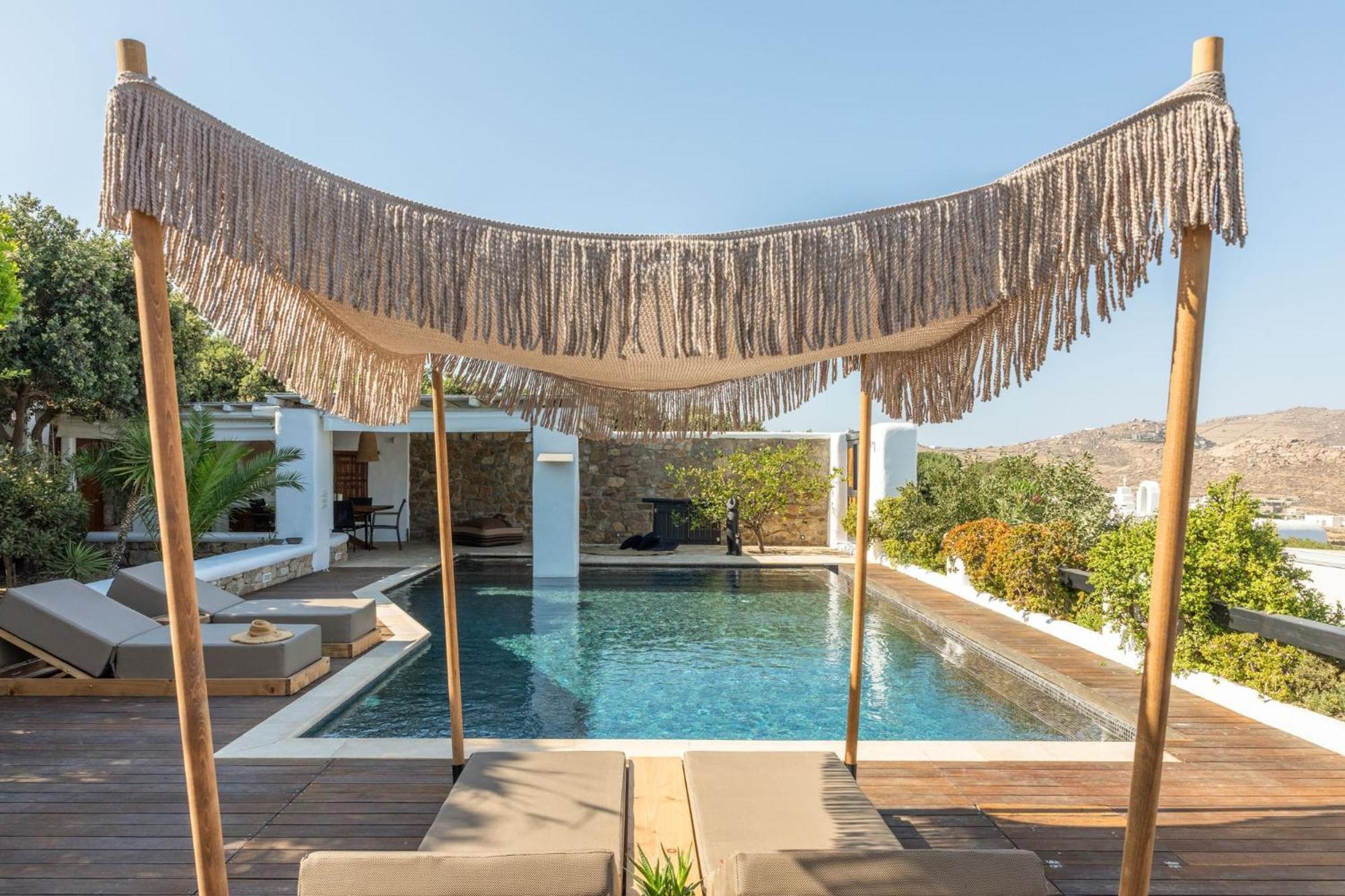 Myconian Platinum Senior & Deluxe Villas Kalafatis Exterior foto