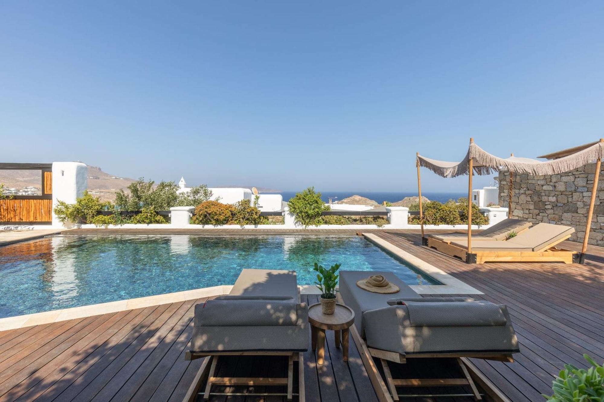 Myconian Platinum Senior & Deluxe Villas Kalafatis Exterior foto